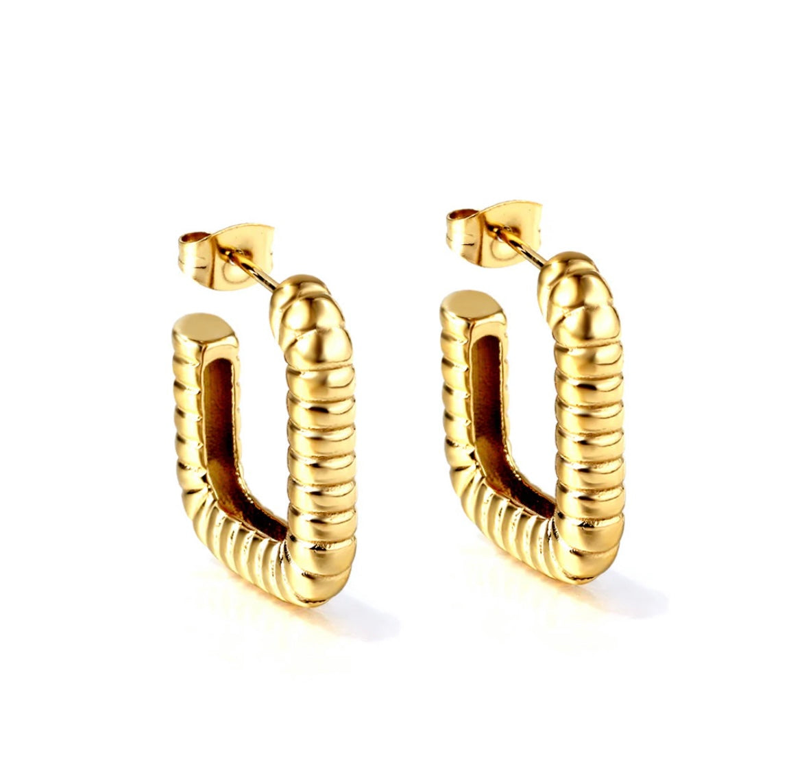 Square ribbed hoops