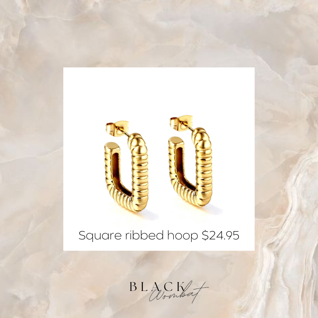 Square ribbed hoops